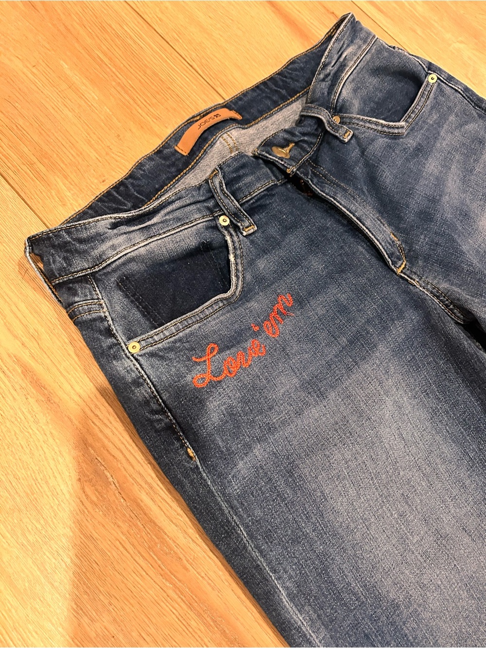 Joe's Jeans The Smith Straight AnkleDark Blue Denim size 28W